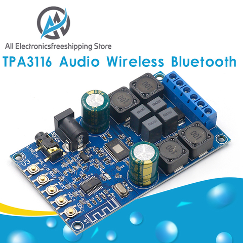 Placa amplificadora de potencia TPA3116, dispositivo Digital estéreo inalámbrico con Bluetooth, 50W + 50W, 2,0 ► Foto 1/6