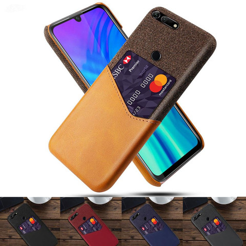 Funda de negocios para móvil, cubierta con ranura para tarjeta para Huawei Honor V20 20 20i 10i 10 9 lite V9 V8 7X, Honor 8A 8S 8X MAX Play ► Foto 1/6