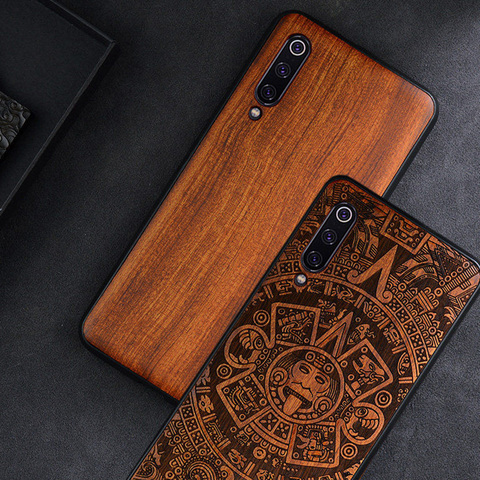 Funda de teléfono para Xiaomi Mi 9T Mi 10 9 8 Mix 3 2s, Original, funda de madera Boogic para Xiaomi Redmi K20 K30 Pro Note 8 9, accesorios para teléfono ► Foto 1/6