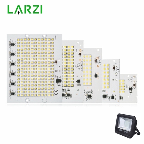 Chip de lámpara LED LARZI SMD2835, cuentas de luz de CA 220V-240V 10W 20W 30W 50W 100W DIY para reflector de exterior, blanco frío y cálido ► Foto 1/6