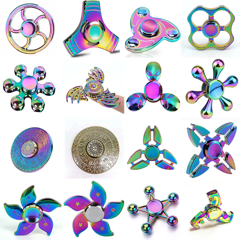 Mano de Metal Spinner Fidget Spinner para adultos y niños de descompresión juguetes, para la punta del dedo giroscopio de constelación de Bauhinia ► Foto 1/6