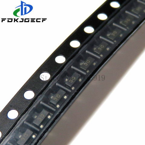 100 Uds. BC857C SMD 3G BC857 SOT-23 nuevo y original en Stock ► Foto 1/1