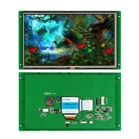 Módulo inteligente TFT LCD de 10,1 pulgadas con pantalla táctil, USB/ TTL STVC101WT-01 ► Foto 1/6