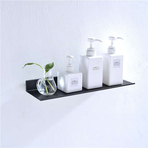 Estantes de aluminio para baño, estante de ducha de 30-60cm de longitud, color blanco/negro ► Foto 1/6