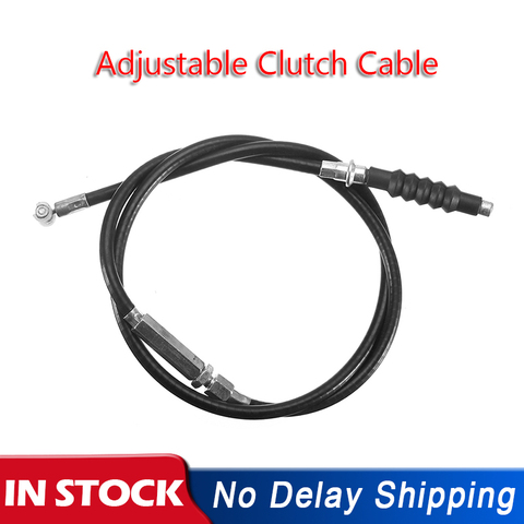 Cable de embrague ajustable de 35,43 pulgadas y 90cm, Cable de acelerador compatible con 110, 125cc y 140CC, accesorios para motos Pit Bike Dirt Bike de 4 tiempos ► Foto 1/6