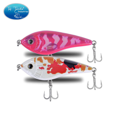 Señuelo de pesca de hundimiento lento, 120mm, 62g, señuelo artificial CF, cebos duros estañados, ganchos para lubina, Musky, wobbler ► Foto 1/6