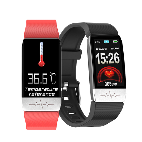 Pulsera inteligente ECG + PPG para hombre y mujer, monitor de temperatura corporal, Fitness, presión arterial, deportiva, resistente al agua, 2022 ► Foto 1/6