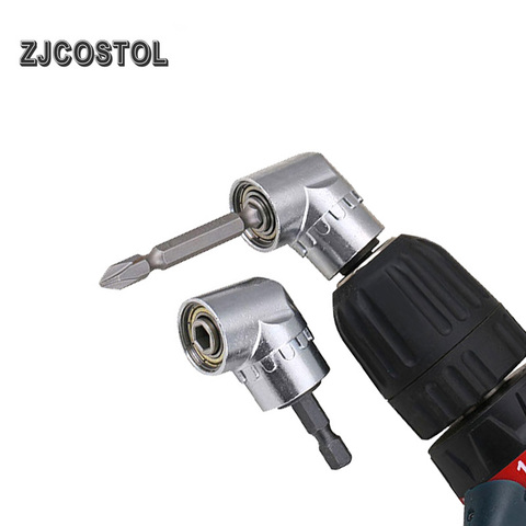 ZJCOSTOL-destornillador angular de 105 grados, adaptador de soporte de casquillo, brocas ajustables, destornillador de ángulo ► Foto 1/6