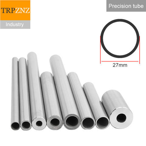 Tubo de acero inoxidable 304 de alta calidad, tubería de precisión, diámetro exterior de 27mm, diámetro interior de 25mm,24mm,23mm,21mm, tolerancia de 0,05mm ► Foto 1/5