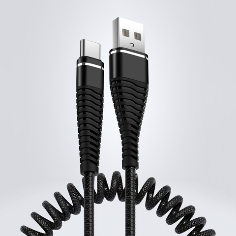 Cable USB C de carga rápida para móvil, Cable retráctil de carga rápida, Cable de datos para Huawei, Samsung y Xiaomi ► Foto 1/6