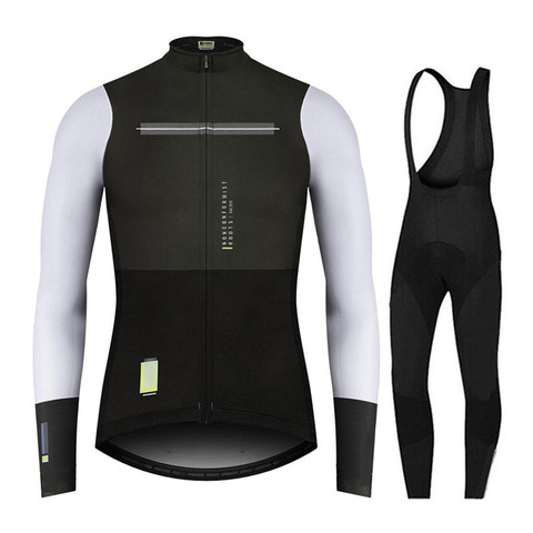 España Jersey Ciclismo hombres conjunto de manga larga bicicleta MTB Ropa de traje de Ropa de Hombre Ropa de bicicleta 19D GEL pantalones de babero ► Foto 1/6