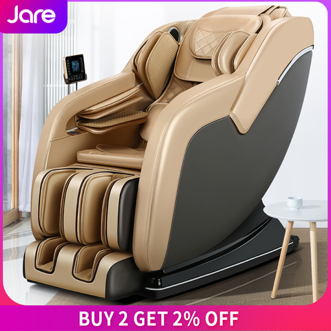 Jare R7-silla eléctrica de masaje de cuerpo completo, productos 4D de lujo, económica, Zero Gravity, Shiatsu ► Foto 1/6