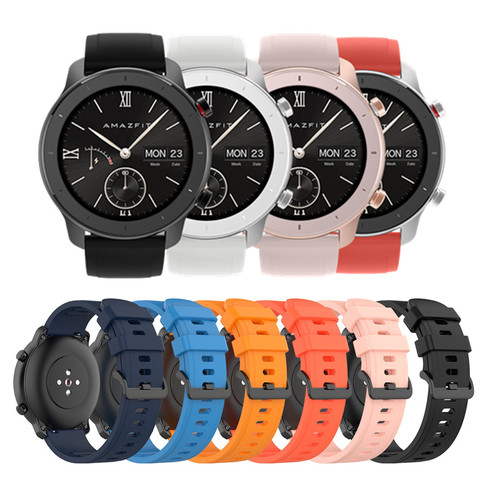 Para Xiaomi Huami Amazfit GTR 42mm reloj banda para GTR 47mm para Amazfit Pace/Stratos 2 3 22mm 20mm de la pulsera de la correa de ► Foto 1/6