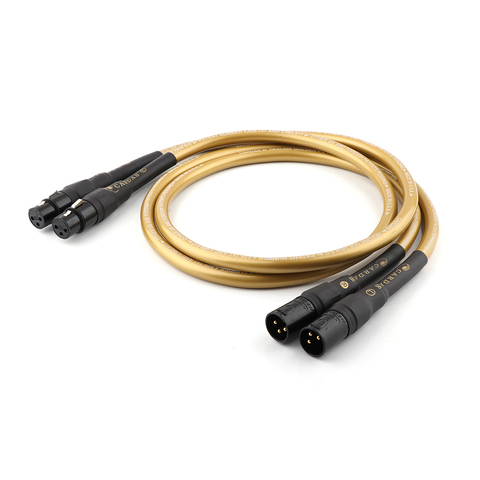 Cable de interconexión XLR hyter Hexlink Golden 5-C de alta gama, Cable de señal de equilibrio ► Foto 1/6