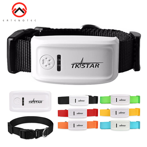 Rastreador GPS para perro TK909, impermeable, IP65, Geofence, Google Track, GPS para Collar de gato, Monitor de voz, Mini localizador GPS para perro, aplicación gratuita ► Foto 1/6