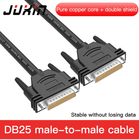 DB25 Cable paralelo Cable macho a hembra para impresora láser DB25 convertidor de Pin Cable de extensión de 1,5 M 3M 5M 10M ► Foto 1/6