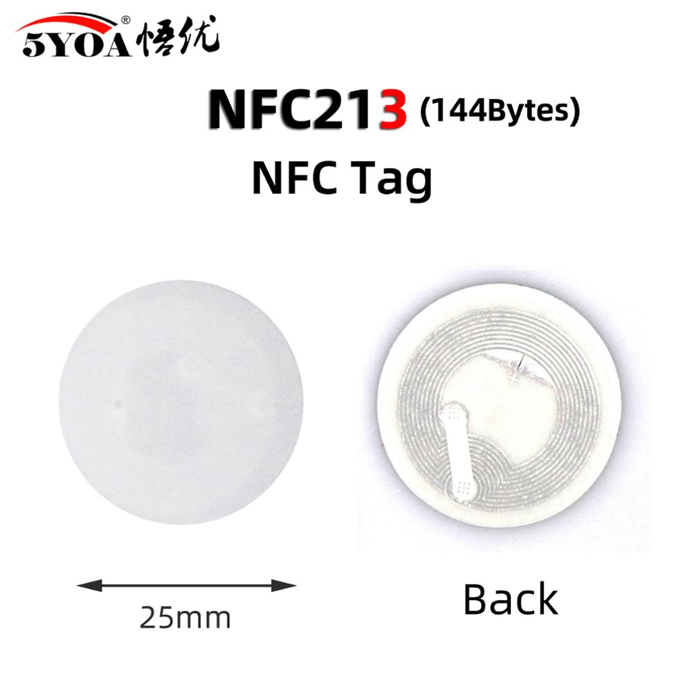 6 unids/lote pegatinas Nfc Ntag213 etiquetas adhesivas Rfid
