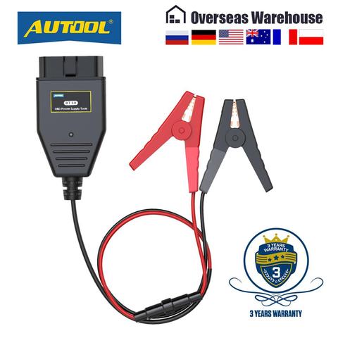 AUTOOL BT30 coche OBD2 ecus conector de la batería Auto ECU de memoria los ahorradores automotriz OBD 2 DE EMERGENCIA enchufe eléctrico coche de combustible salvar ► Foto 1/6