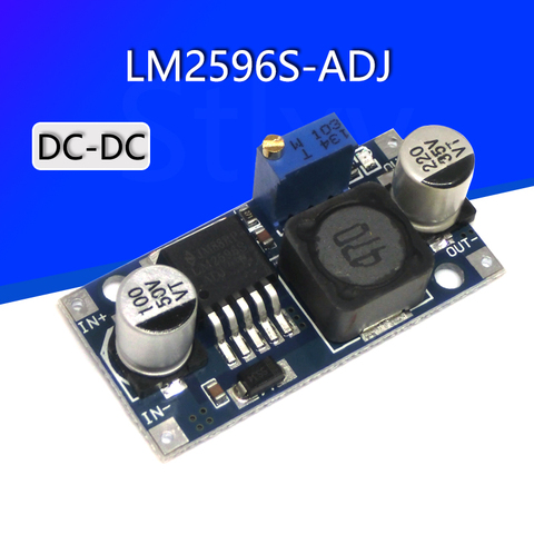 LM2596s DC-DC módulo de fuente de alimentación reductor 3A módulo reductor ajustable regulador de voltaje LM2596 24V 12V 5V 3V ► Foto 1/6