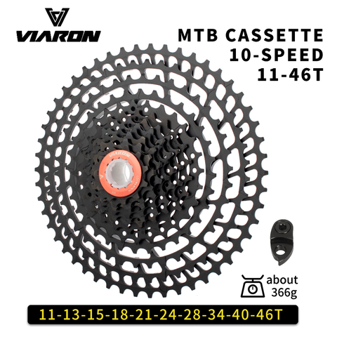 VIARON MTB 10 11 12 Velocidad Cassette ultraligero de aleación de aluminio de la bicicleta de rueda libre soporte piñón 46T 50T 52T bicicleta accesorios ► Foto 1/6
