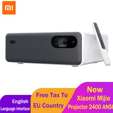 Xiaomi Mijia Proyector láser 1080P Full HD 2400 lúmenes ANSI Android Wifi Bluetooth peroxisoma Teatro en Casa de luz LED Proyector 2 + 16GB ► Foto 1/6