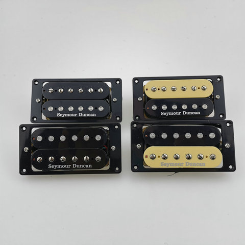 Pastillas de guitarra eléctrica Humbucker 4C zebra, conjunto de color negro, en stock ► Foto 1/4