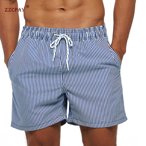 Pantalones cortos deportivos de verano para hombre, bañador para la playa, bañadores de Surf, pantalones cortos de secado rápido, pantalones casuales para hombre, pantalones cortos de talla grande ► Foto 1/6