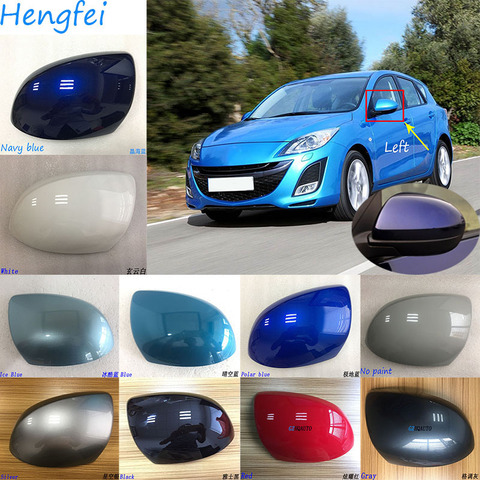 HengFei accesorios originales para auto para Mazda 3 1,6 Axela espejo retrovisor cubierta inversa espejo shell ► Foto 1/6