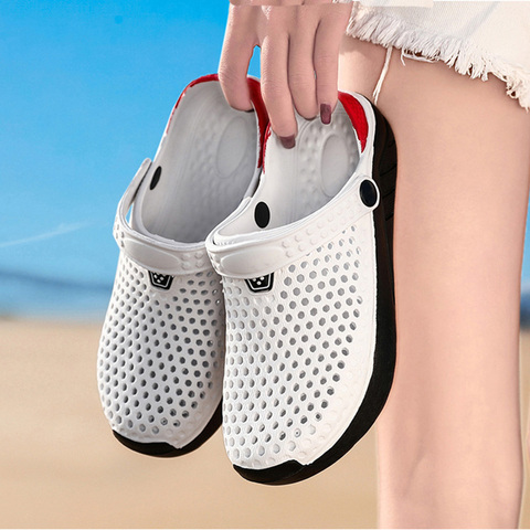 Sandalias transpirables para hombre y mujer zapatos de playa, zuecos para jardín, Aqua, Trekking, talla 36-45 ► Foto 1/6