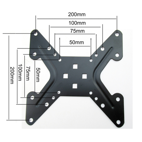 Piezas de barra de extensión para montaje de monitor de DL-A1, accesorio DIY, VESA100X100 a VESA 200X200 200X100 ► Foto 1/1