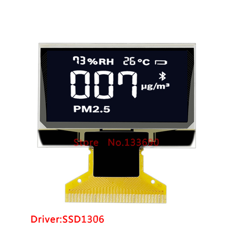 Módulo de pantalla OLED de 1,3 pulgadas, con resolución de 128x64, Blanco en negro, interfaz SPI/paralelo/I2C, controlador SSD1306, UG-2864KSWLG01 ► Foto 1/2