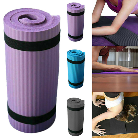 Yoga Pilates Mat de gimnasio ejercicio antideslizante entrenamiento 15mm espesar alfombrillas de Fitness Body para el hogar edificio Asistant Yoga Mat apoyo Mat ► Foto 1/6