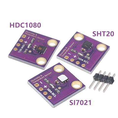 Sensor Industrial de humedad de alta precisión, DC1080, Si7021 SHT20, con interfaz I2C, GY-213V-SI7021, 1 Uds. ► Foto 1/5