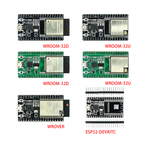 Placa base de ESP32-DevKitC ESP32, placa de desarrollo, ESP32-WROOM-32D, ESP32-WROOM-32U, Arduino ► Foto 1/6