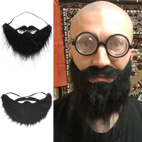 Salvaje pirata Decoración Accesorios para mascarada niños barba falsa divertido apoyos bigote Halloween suministros de decoración para fiesta ► Foto 1/6