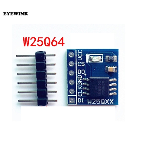 Módulo de almacenamiento de FLASH de gran capacidad, interfaz SPI, BV, código STM32, W25Q32, W25Q64, W25Q128 ► Foto 1/2