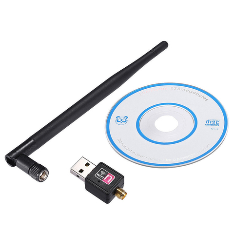 Adaptador USB Ethernet adaptador Wifi inalámbrico USB de 900mbps, 802.11b/n, receptor de tarjeta de red Wi-fi para Windows, Mac y PC ► Foto 1/6