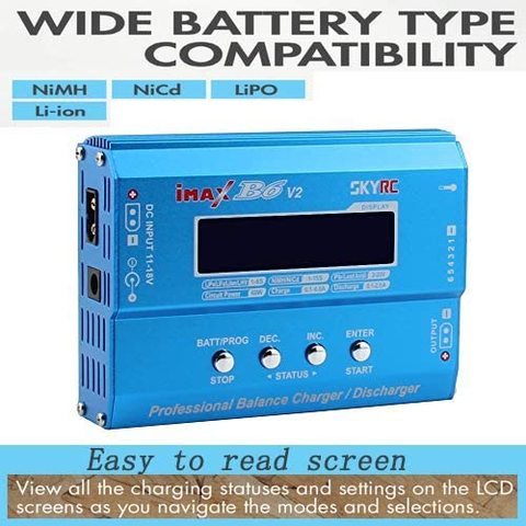 IMAX-cargador de batería Digital B6 V2, dispositivo de carga de equilibrio SKY RC de 60W, 1S-6S, para NiMH, NiCD, li-po, li-fe ► Foto 1/6