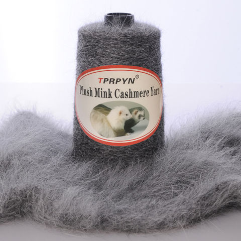 TPRPYN-Hilo de Cachemira 100% para tejer y crochet, hilo de lana de cabra pura de 300g de grosor, hecho a mano ► Foto 1/6