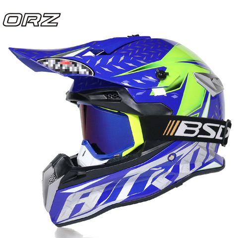 ABS certificado WLT-188 Casco de motocross profesional para hombre motocicleta Casco todoterreno ► Foto 1/6