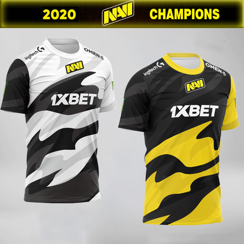 CSGO-uniforme NAVI para hombres y mujeres, Camiseta de Juego de aficionados, camiseta de identificación personalizada, camisetas con nombre personalizado, ropa, 2022 ► Foto 1/6