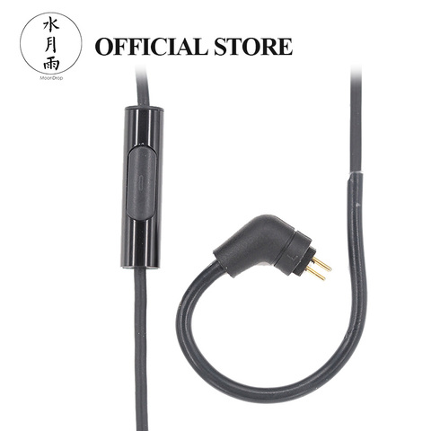 Moondrop-Cable de Control con micrófono para auriculares, conector MKI de 0,78mm, 2 pines, 3,5mm ► Foto 1/5