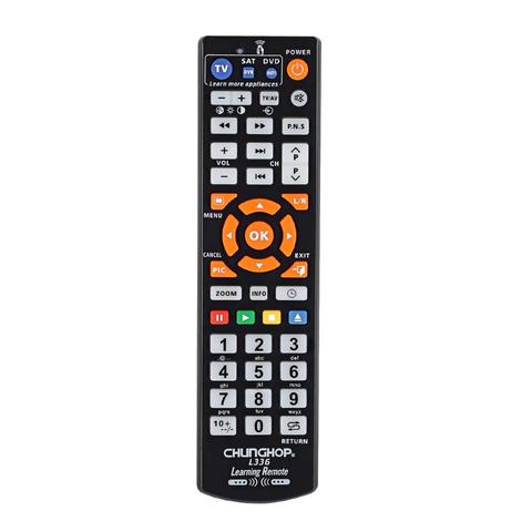 Original chunghop L336 copia inteligente de Control remoto controlador con aprender función TV CBL DVD sentado aprendizaje caso ► Foto 1/6