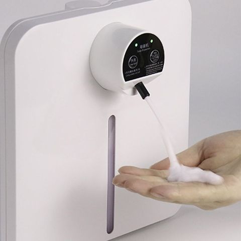 Dispensador de jabón de inducción automático, caja desinfectante de manos con Sensor, montado en la pared, 1300ML, nuevo, 2022 ► Foto 1/6