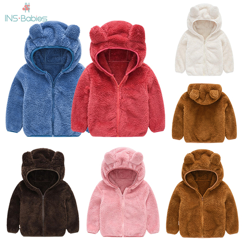 Chaqueta de bebés niños, abrigos de otoño para niñas, prendas de vestir exteriores de oso de dibujos animados, ropa de bebé, Sudadera con capucha ► Foto 1/6