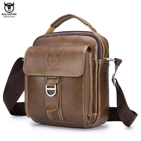 Bullcaptain hombres hombro bolso clásico de los hombres de la marca los hombres ocasionales del estilo vendimia Bolsas promoción crossbody bolso hombre Venta caliente ► Foto 1/6