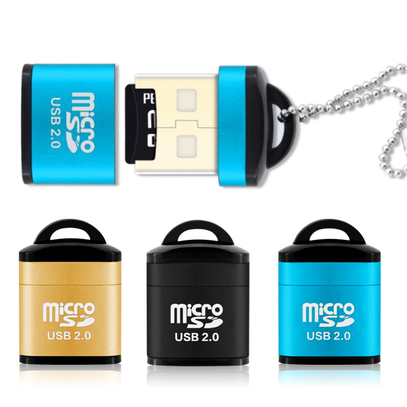 FONKEN-minilector de tarjetas de memoria USB 2,0, accesorios portátiles para ordenador portátil, microSD/TF ► Foto 1/6