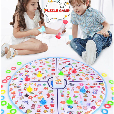 Juego educativo Montessori para desarrollar el cerebro, juego interactivo para encontrar imágenes de detectives, cultiva la concentración entre padres e hijos ► Foto 1/6