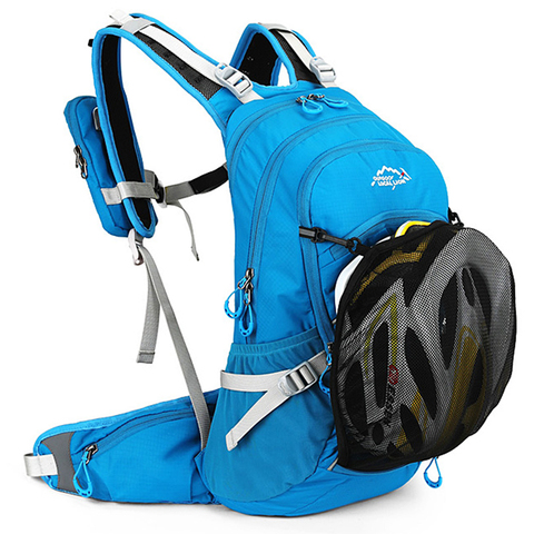 Mochila de bicicleta impermeable ergonómica de 20L, mochila portátil de viaje para escalada, ciclismo con ventilación, mochila para deportes al aire libre, bolsas de agua ► Foto 1/6