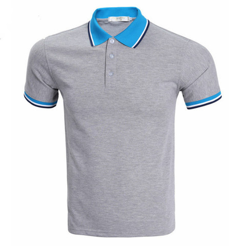 2022 nuevo de verano de Color sólido camisetas Polo de negocios de los hombres camisetas de manga corta Casual transpirable polos para hombre tamaño grande S-3XL ► Foto 1/6